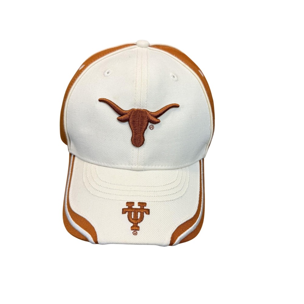 Texas Longhorns Hat Cap Strap Back Mens One Size Orange NCAA Football New Era
